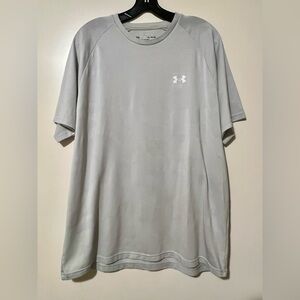 Under Armour Loose Fit Men's Light Gray Short Sleeve Tee